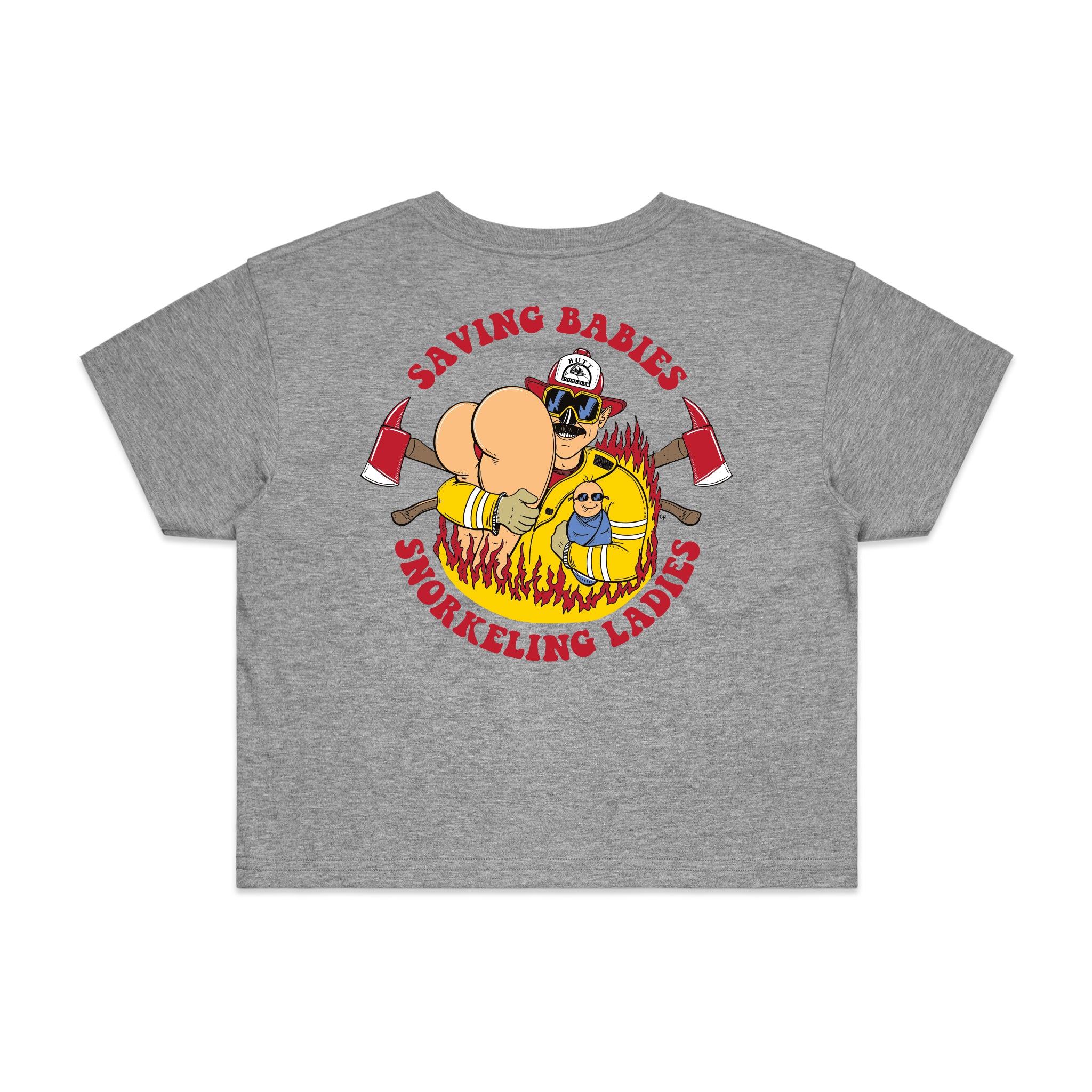 Women's | BS Fire | Crop Tee
