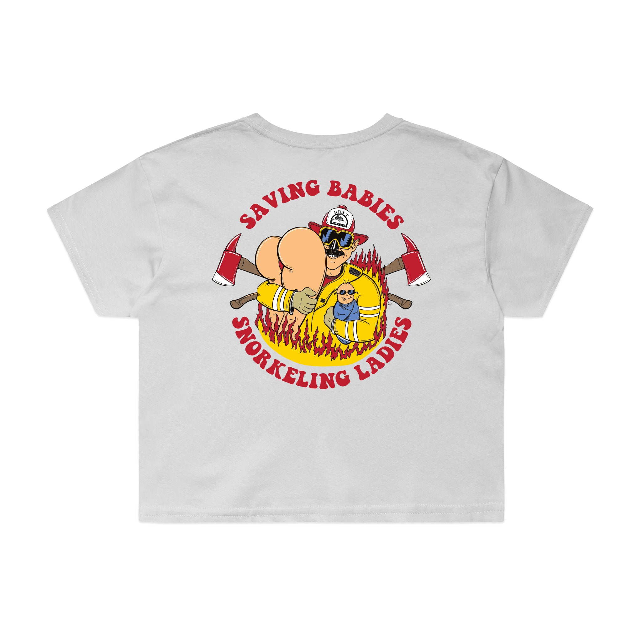 Women's | BS Fire | Crop Tee