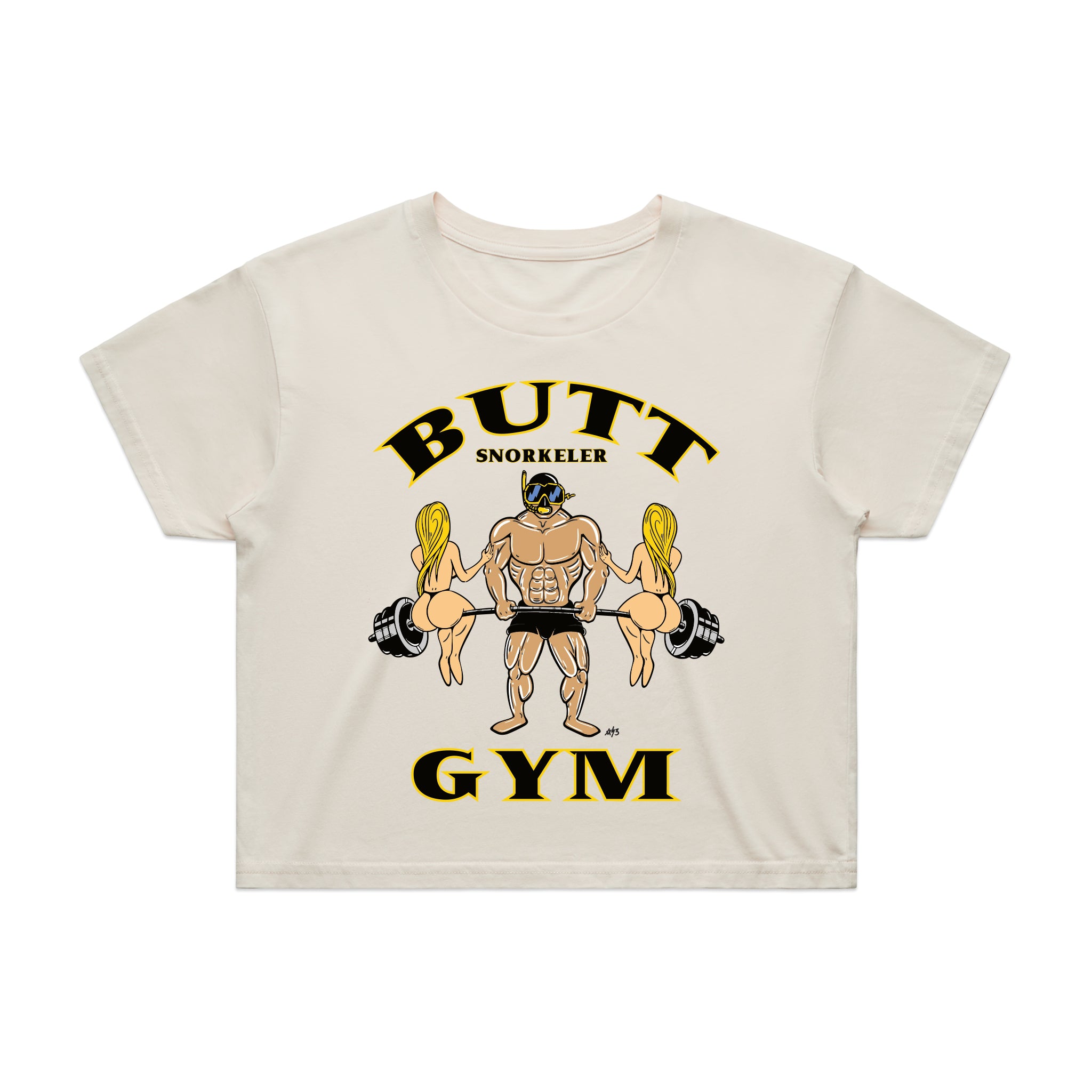 Women's | Butt Gym | Crop Tee
