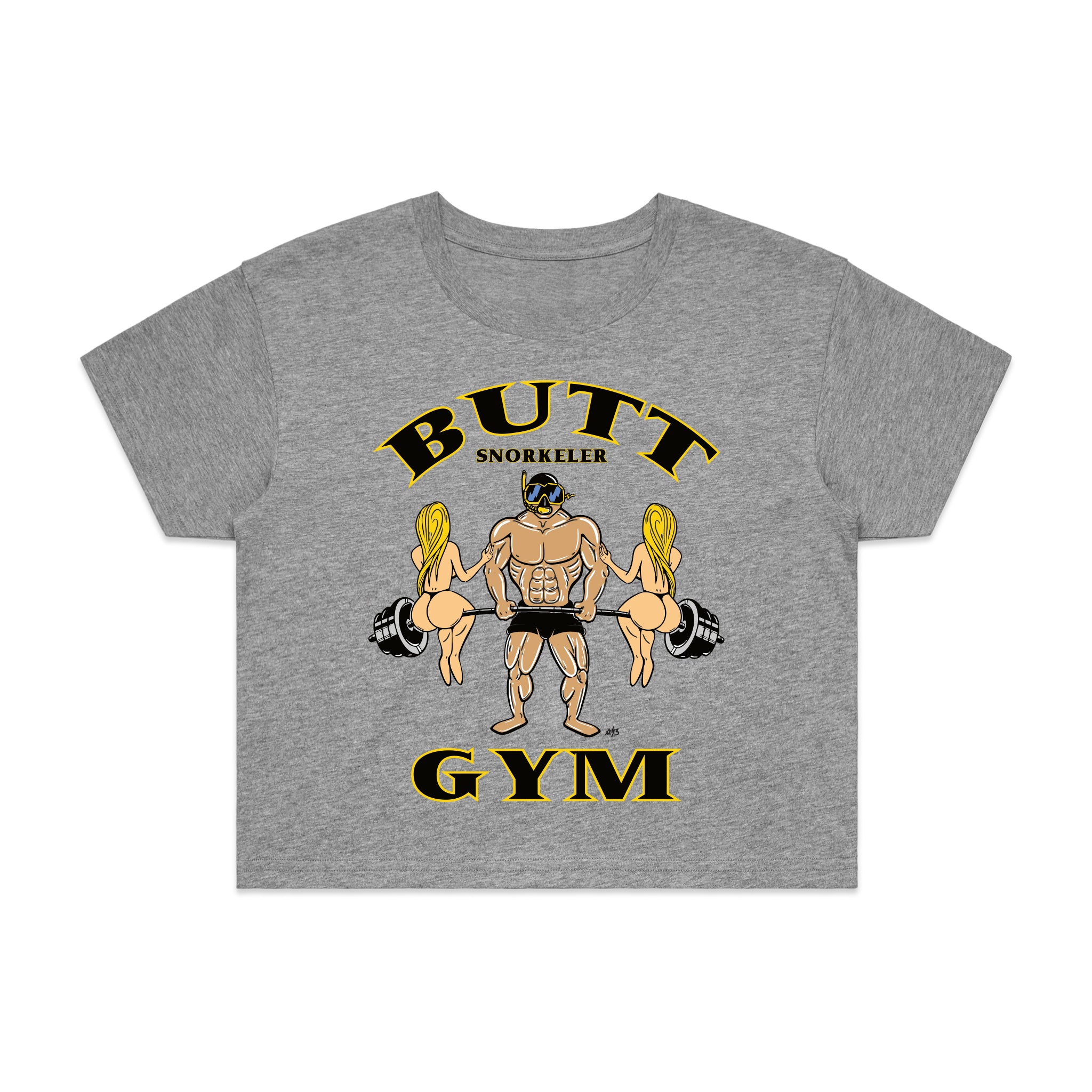 Women's | Butt Gym | Crop Tee