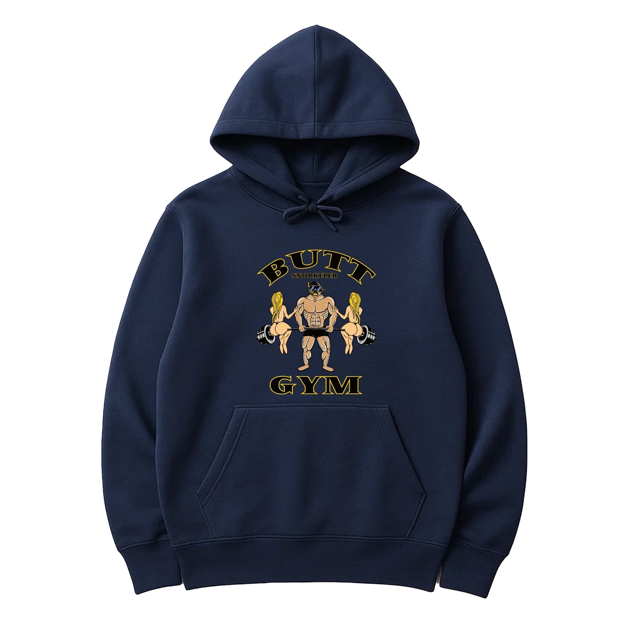 Butt Snorkeler Gym Printed Hoodie