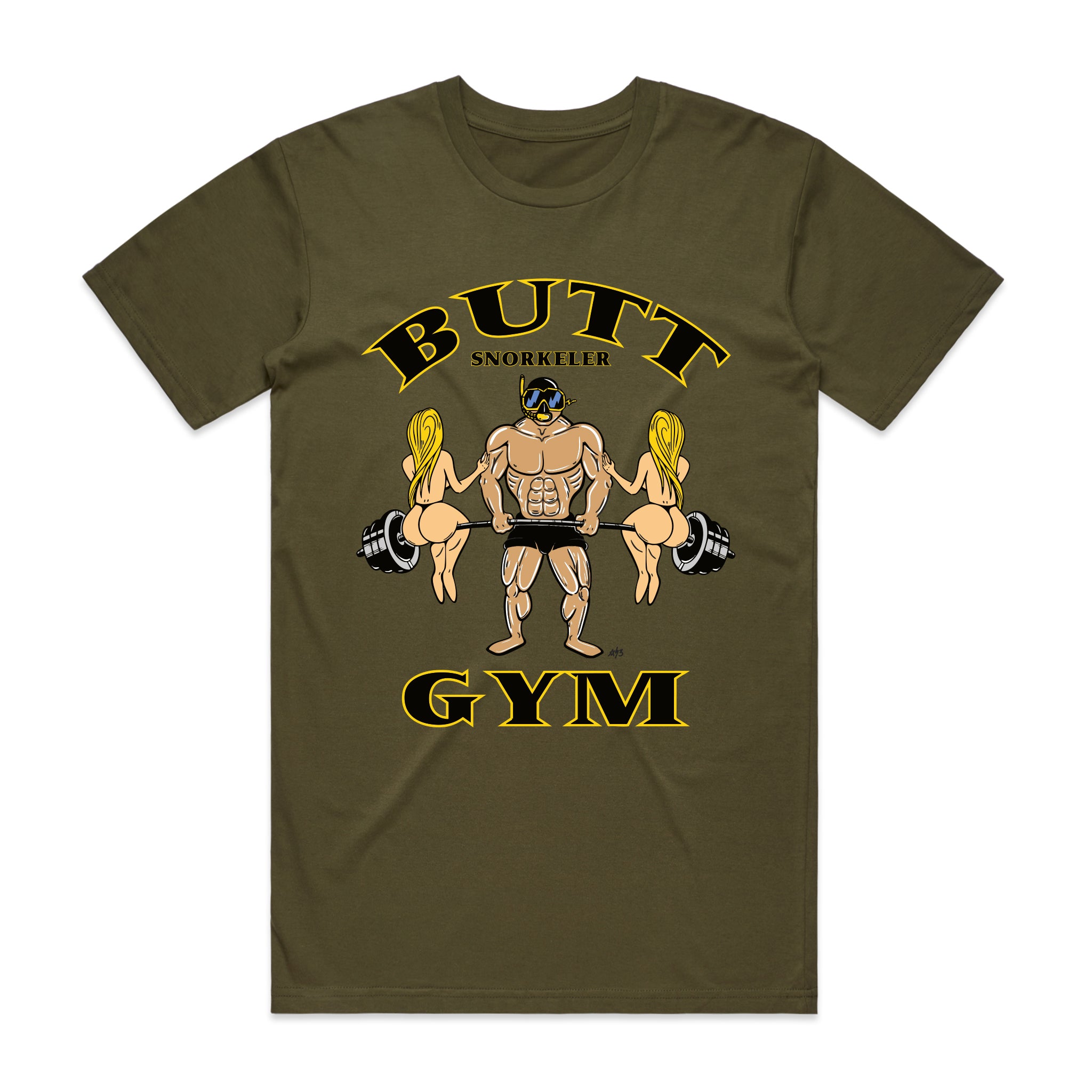Unisex | Butt Gym | Staple Crew Tee