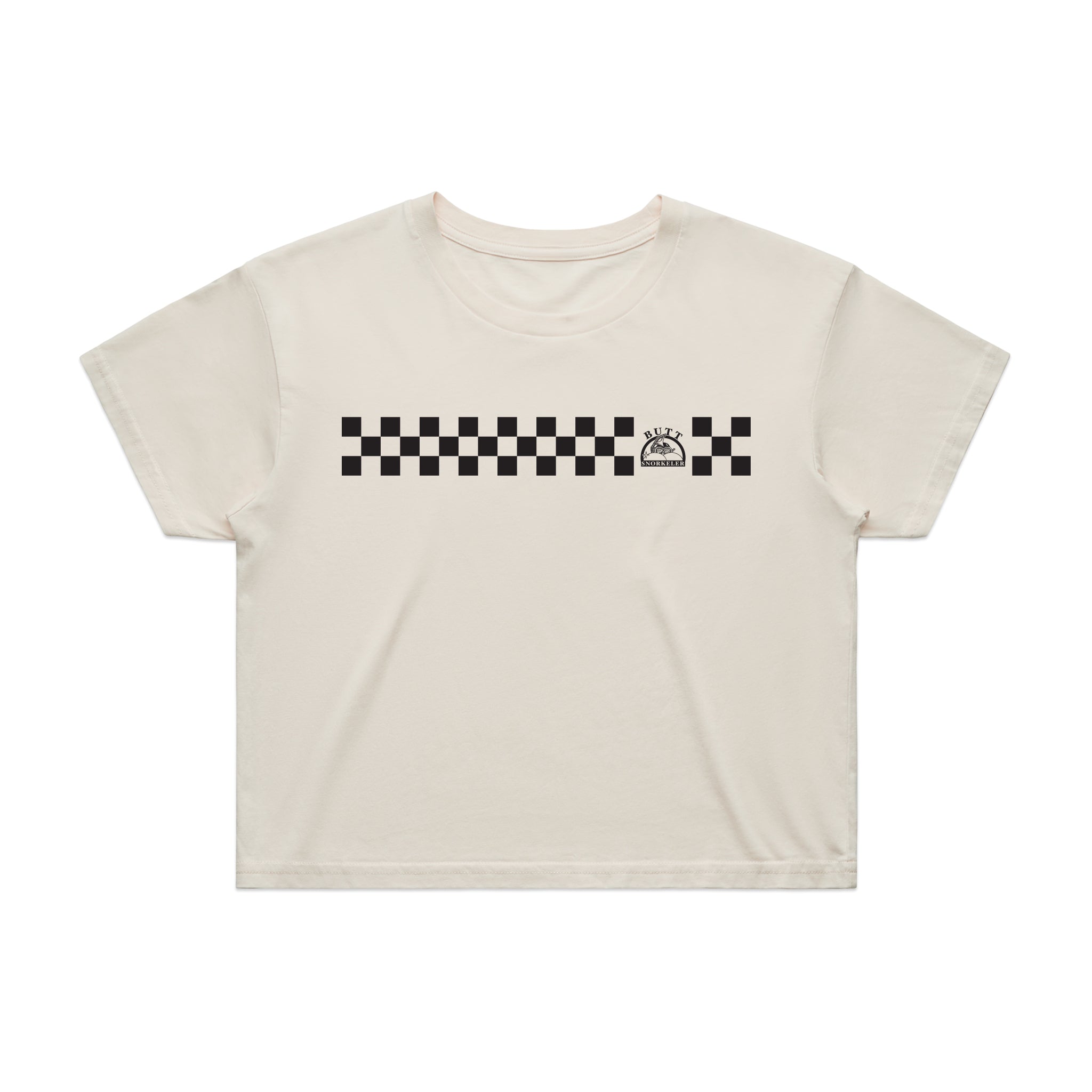 Women's | Logo Check | Crop Tee