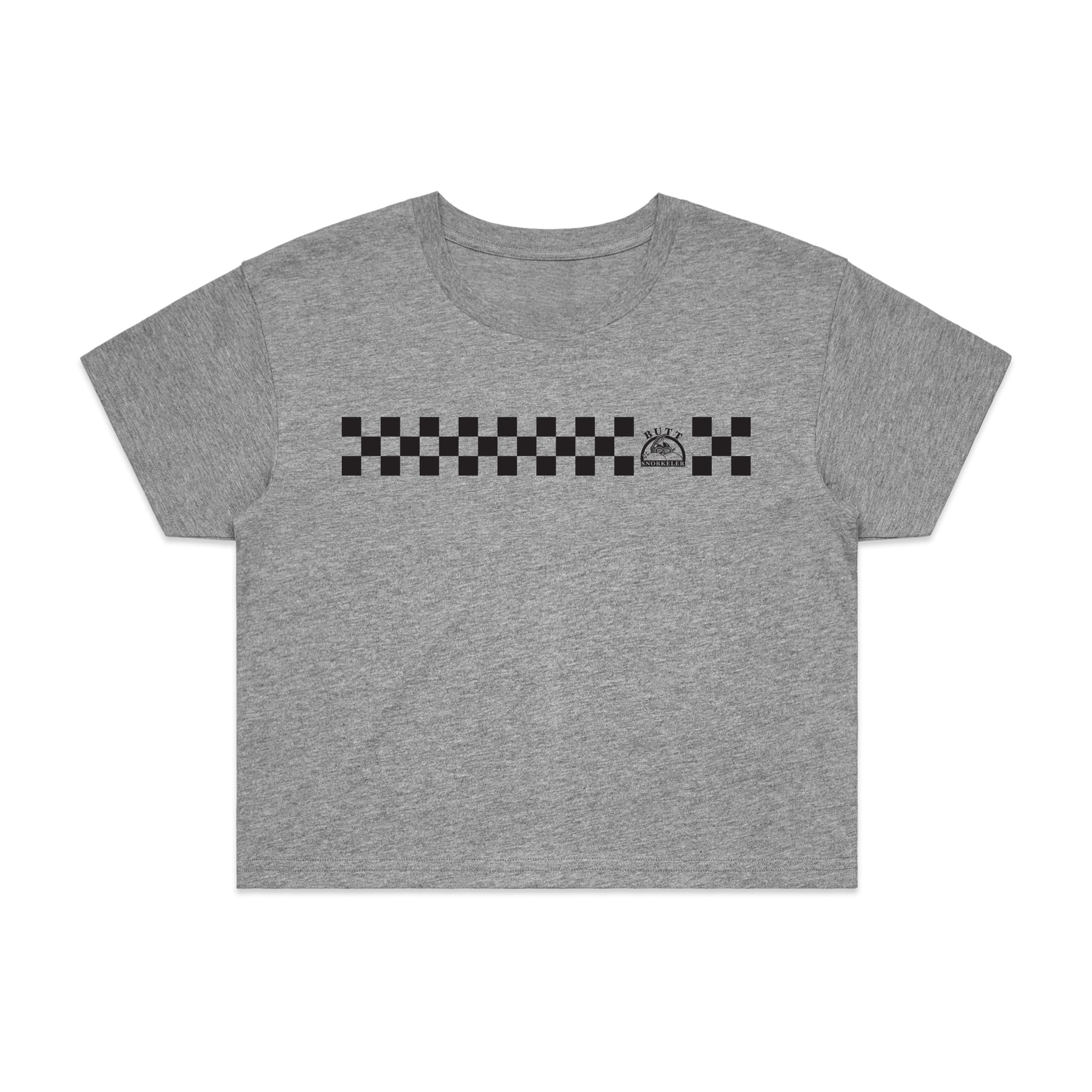 Women's | Logo Check | Crop Tee