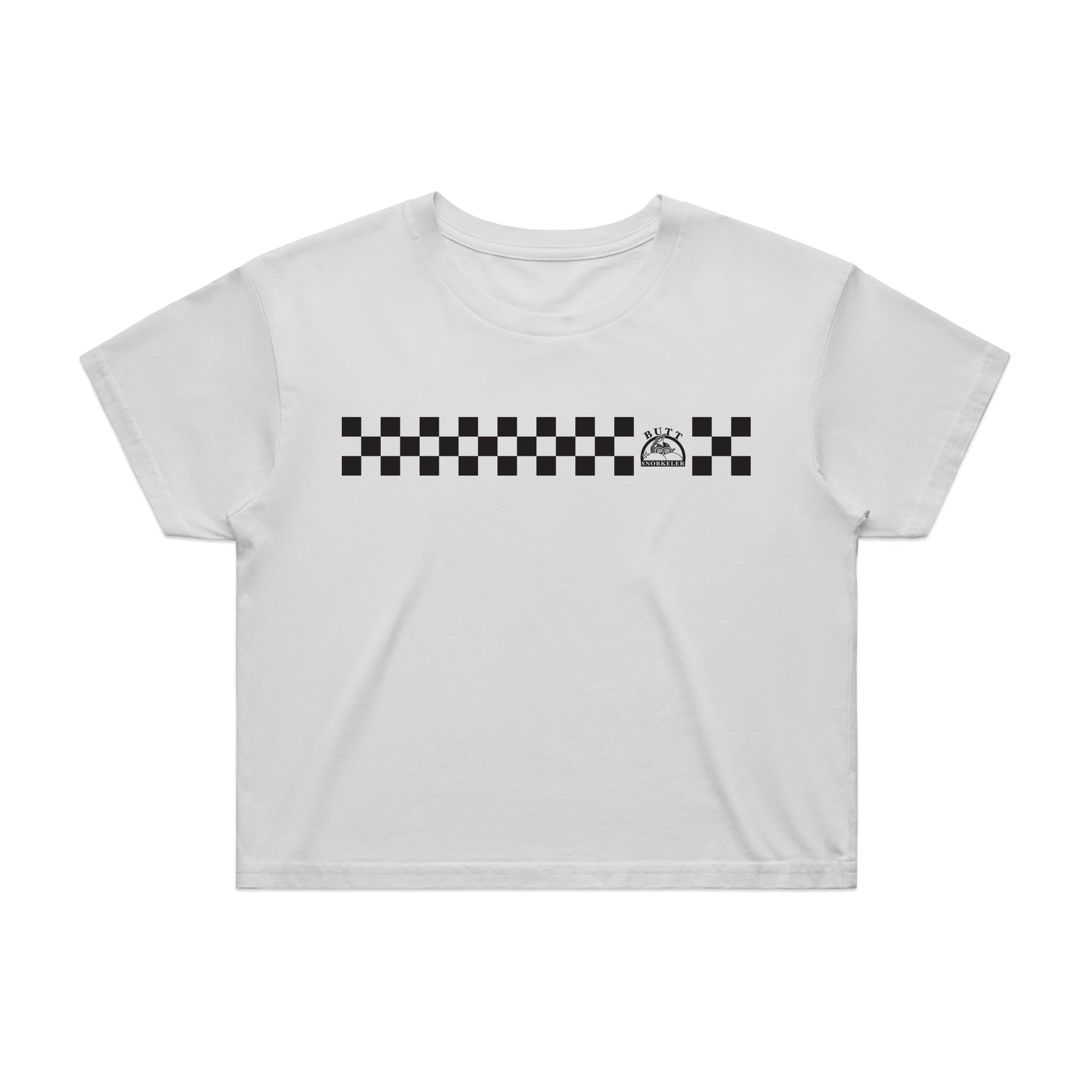 Women's | Logo Check | Crop Tee