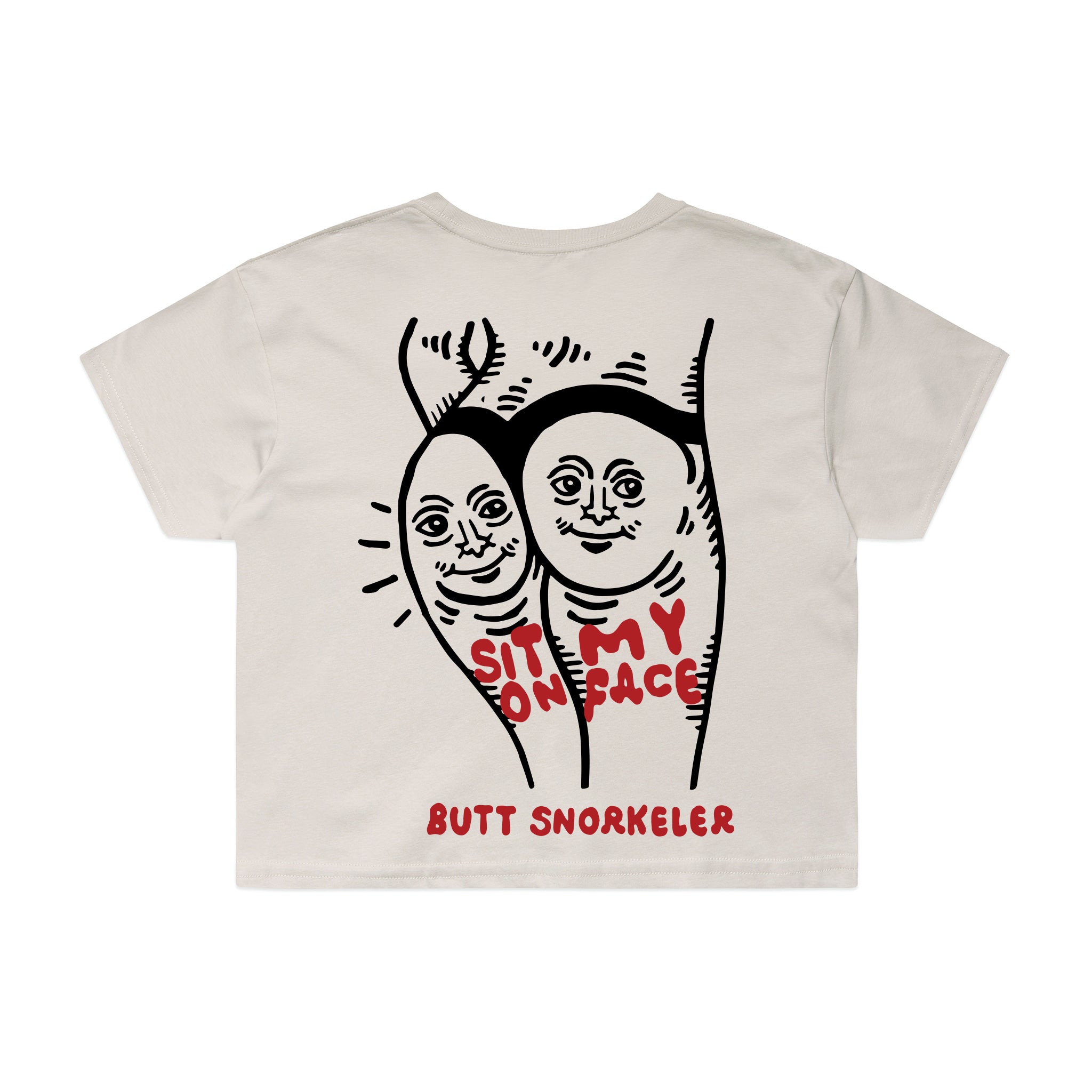 Women's | Sit On My Face | Crop Tee