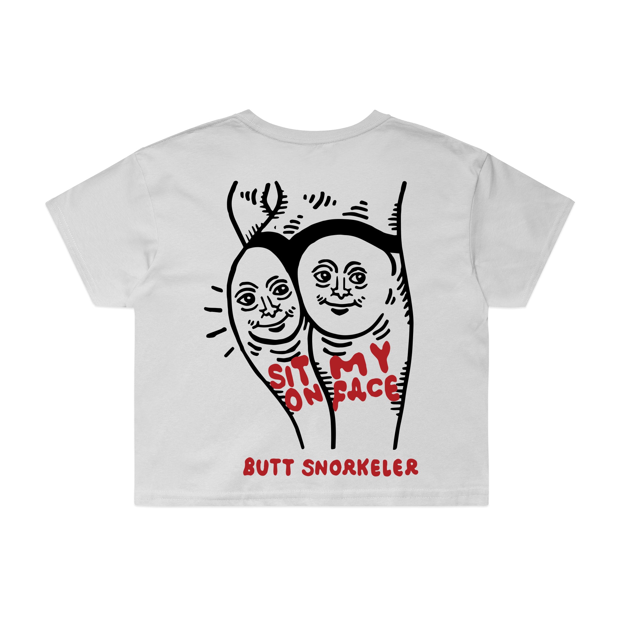 Women's | Sit On My Face | Crop Tee